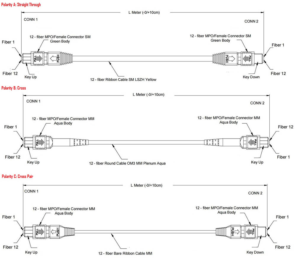 MTP/MPO極性 MTP/MPO極性